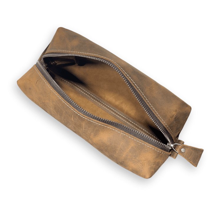 Kahve - Deri Dopp Kit - Bulderi#renk_kahve