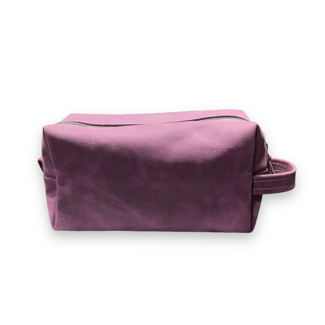 Mor - Deri Dopp Kit - Bulderi#renk_mor